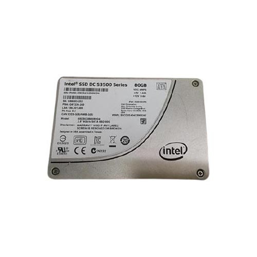 SSDSC2BB080G4 - Intel DC S3500 80GB Multi-Level Cell SATA 6Gb/s 2.5-Inch Solid State Drive