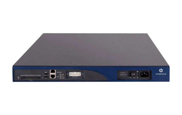 JG729A - HPE MSR30-20 2 x Ports 10/100/1000Base-T RJ-45 1U Rack-mountable Gigabit Ethernet Router
