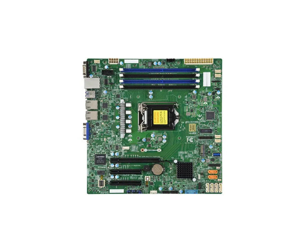 X11SCL-F - SuperMicro LGA1151 Socket Micro-ATX Motherboard Intel C242 Chipset DDR4 4x DIMM Core i3 Pentium Celeron Compatible System Board