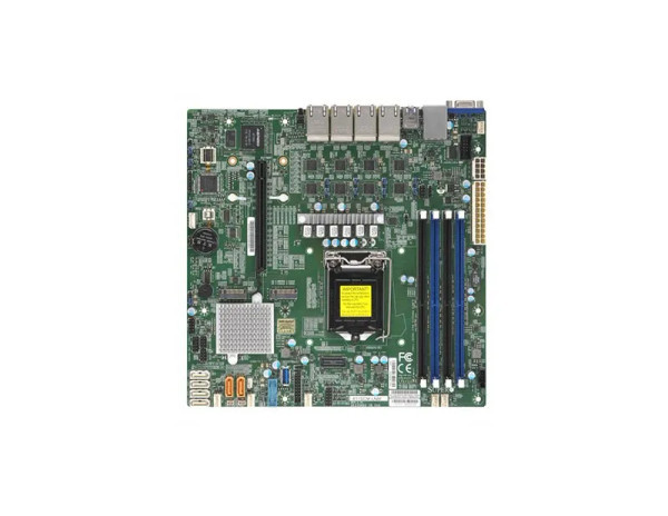 X11SCM-LN8F - SuperMicro Socket LGA1151 Intel C246 Chipset Micro-ATX System Board Motherboard Supports Core i3/Pentium/Celeron DDR4 4x DIMM
