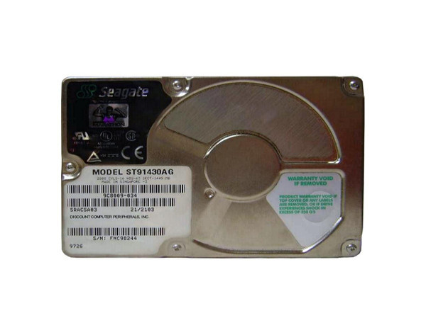 9C8009-034 - Seagate Marathon 1430SL Series 1.45GB 4500RPM IDE/ATA 103KB Cache 2.5-Inch Hard Drive