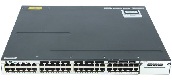 WS-C3750X-48P-L-RF - Cisco Catalyst 3750-X 48-Port PoE+ Switch, Layer 2 Managed