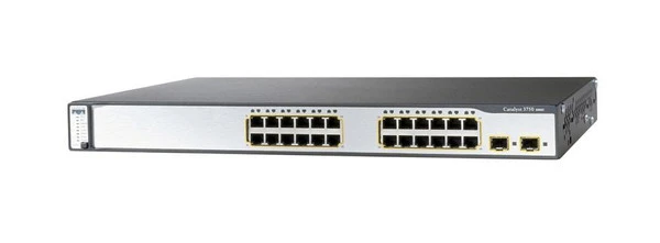 WS-C3750V2-24PS-E= - Cisco Catalyst 3750V2 24-Ports Ethernet 10/100 and 2 SFP-based Gigabit Ethernet Ports Switch