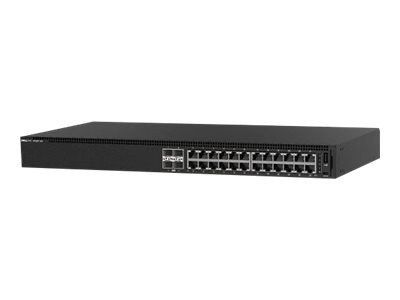 N1124P-ON - Dell 24-Port Gigabit Ethernet PoE+ Switch 4 SFP+ 1U Rack-Mountable 10/100/1000Base-T PowerSwitch N1100 Network Switch