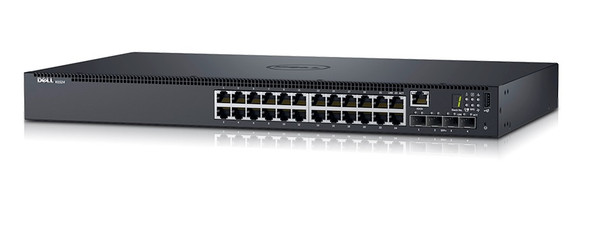 N1524 - Dell 24x1GB Base-t 4 Sfp+ Ports 1 Ac Fixed Psu