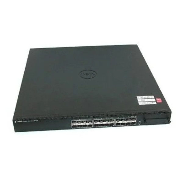 KWHG3 - Dell PowerConnect 8132F 24-Ports 10GBase-T 10 Gigabit Ethernet SFP+ Rack-mountable 1U Layer 3 Managed Fiber Network Switch