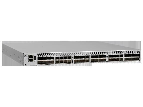 QK753B - HP SN6000B 48-Ports 24 x 16GB Active Ports SFP+ 10Base-TX Layer 2 Managed 1U Rack-mountable Fibre Channel Switch