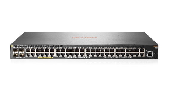 JL357-61001 - HP 2540 48G 48 x Ports PoE+ 10/100/1000Base-T + 4 x SFP+ Layer 2 Managed Rack-Mountable Gigabit Ethernet Network Switch