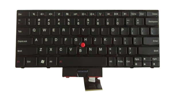 04W0985 - Lenovo ThinkPad Backlight Keyboard (Black) with TrackPoint, Ribbon Cable Included