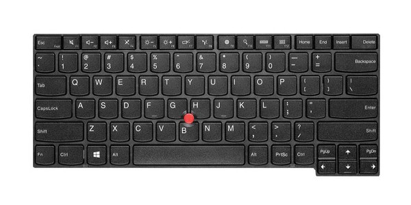 04Y0834 - Lenovo ThinkPad Backlight Keyboard (Black) with TrackPoint, Ribbon Cable Included