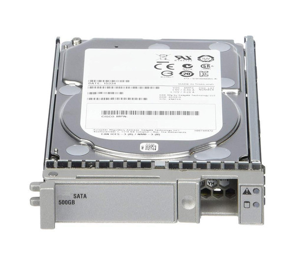 A03VD500GC3-RF - Cisco 500GB 7200RPM SATA 6Gb/s Hot Pluggable 2.5-Inch Hard Drive