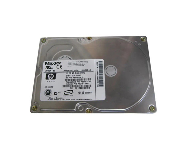 P6078-60101 - HP 20GB 7200RPM IDE Ultra ATA-100 3.5-Inch Hard Drive