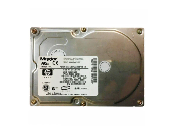 P6080-60101 - HP 40GB 7200RPM IDE / ATA 3.5-inch Hard Drive