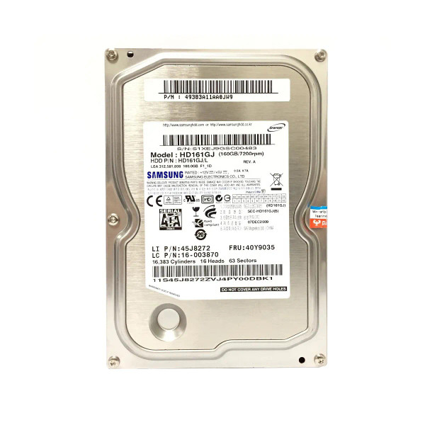 45J8272 - Lenovo 160GB 7200RPM SATA 1.5Gb/s 3.5-Inch Hard Drive