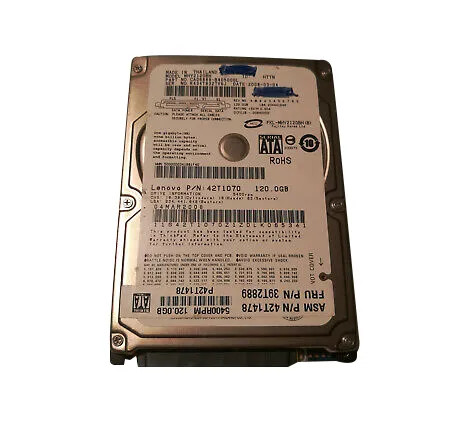 42T1478 - Lenovo 120GB 5400RPM SATA 1.5Gb/s 2.5-Inch Hard Drive for ThinkPad R61 and T61