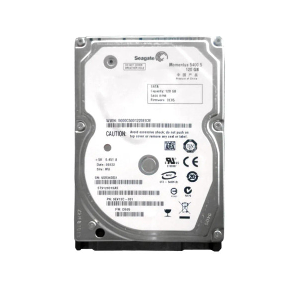 ST9120310AS - Seagate Momentus 120GB 5400RPM SATA 3Gb/s 8MB Cache 2.5-Inch Hard Drive Storage