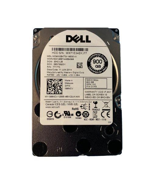 WD9002BKTG-18E3DV0 - Western Digital XE 900GB 10000RPM SAS 6Gb/s 64MB Cache 2.5-Inch Enterprise Hard Drive