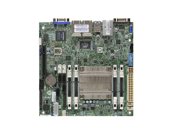 A1SRI-2558F-B - SuperMicro Atom C2558 Mini-ITX Motherboard Socket FCBGA-1283 DDR3 4x DIMM System on Chip Chipset Server Board