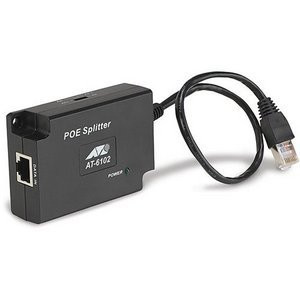 AT-6102 - Allied Telesis Multi-Voltage Power over Ethernet Splitter 48V DC Input 5V 7.5V 9V 12V DC Output PoE Splitter