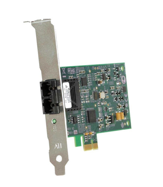 AT-2711FX/MT-901 - Allied Telesis 100Base-FX Fast Ethernet PCI Express 2.0 x1 Network Adapter Single-Port MT-RJ 100Mbps for HP
