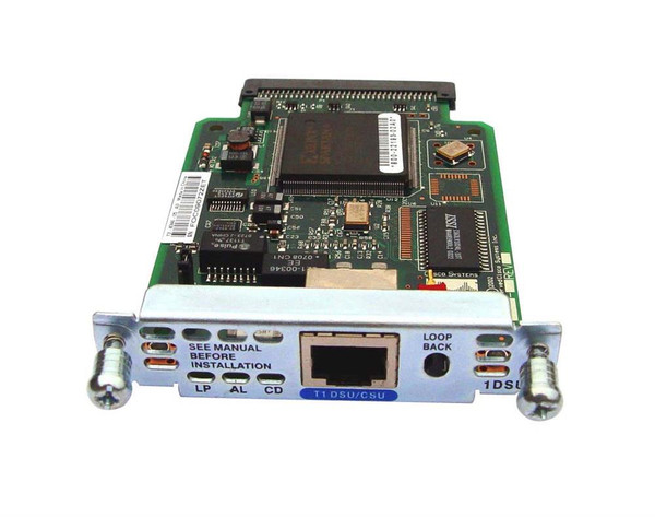 WIC-1DSU-T1-V2-RF - Cisco 1 Port 1.5Mbps T1/fractional T1 DSU/CSU Plug-in Module WAN Interface Card