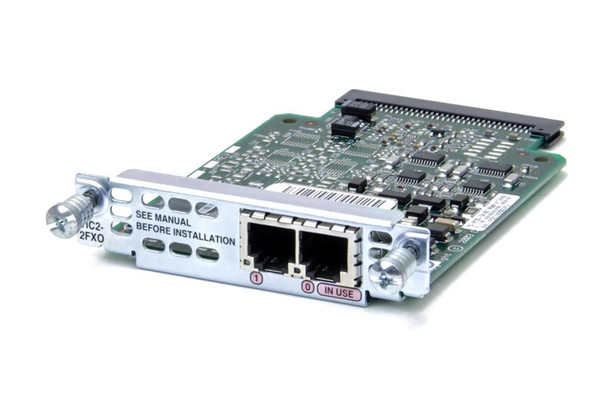 VIC2-2FXO= - Cisco FXO (Universal) 2 Port Voice Interface Card (VIC) 2 x FXO WAN Voice Interface Card (VIC)