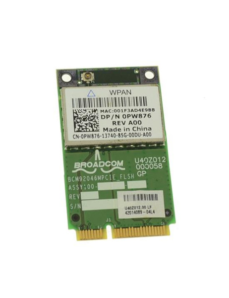 PW876 - Dell WPAN Mini PCI Express Wireless G Network Card for Latitude E5400