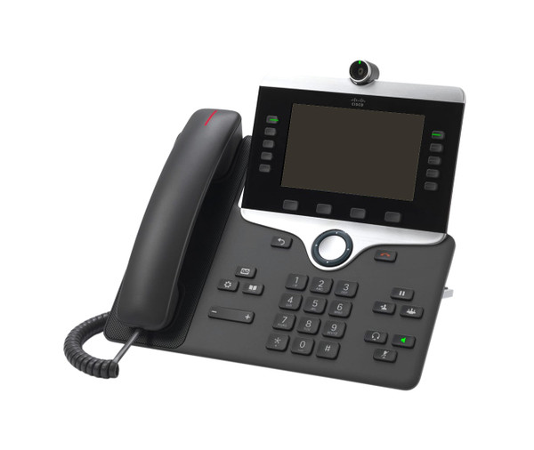 CP-8845-K9= - Cisco 8845 PoE 1000Base-T Wall-Mountable IP Phone w/ Camera & Bluetooth