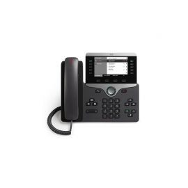 CP-8811-3PCC-K9= - Cisco 8800 Series 8811 2 x Ports PoE 1000Base-T 5-Lines Supported Wall-Mountable VoIP Phone