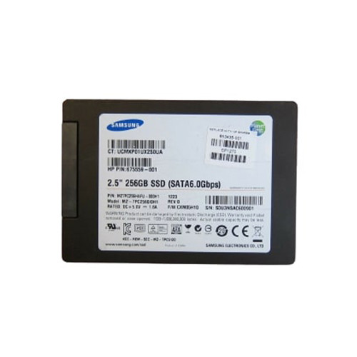 675559-001 - HP 256GB SATA 6GB/s 2.5-inch MLC Solid State Drive