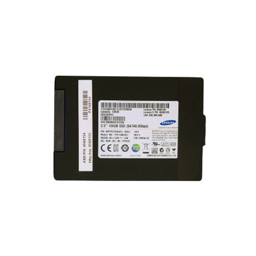 45N8155 - Lenovo 128GB Multi-Level Cell SATA 6Gb/s 2.5-Inch Solid State Drive for ThinkPad T430S Series