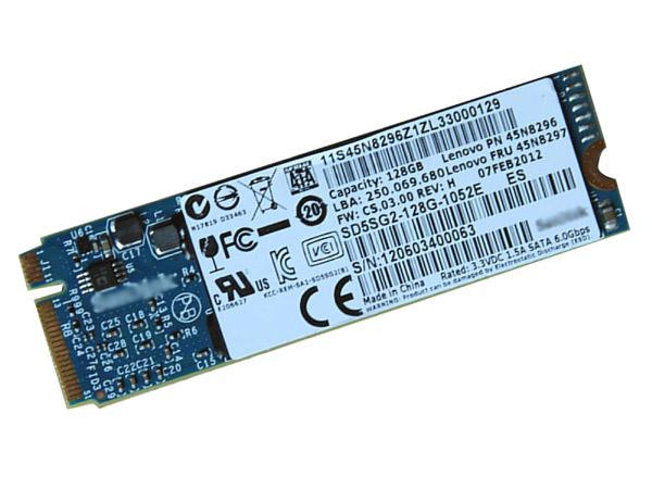 45N8297 - Lenovo 128GB SATA 6Gbps Internal Solid State Drive (SSD) for ThinkPad X1 Carbon