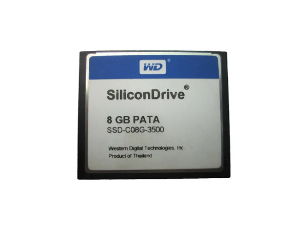 SSD-C08G-3500 - Western Digital Silicon 8GB IDE/ATA CompactFlash Type 1 Solid State Drive
