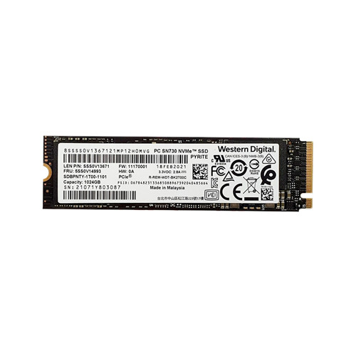 SDBPNTY-1T00-1101 - Western Digital PC SN730 Series 256GB PCI Express NVMe 3.0 x4 M.2 2280 Solid State Drive