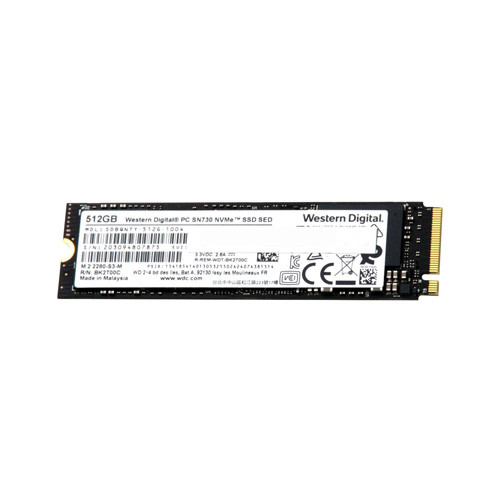 SDBQNTY-512G-1004 - Western Digital PC SN730 512GB SED Triple-Level Cell PCI Express NVMe 3.0 x4 M.2 2280 Solid State Drive