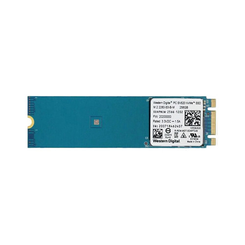 SDAPNUW-256G-1202 - Western Digital SN520 256GB Triple-Level Cell PCI Express NVMe 3.0 x2 M.2 2280 Solid State Drive