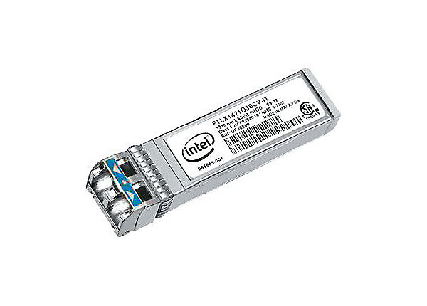 E10GSFPLR - Intel 10.3Gbps 10GBase-LR Single-mode Fiber 10km 1310nm Duplex LC Connector SFP+ Transceiver Module