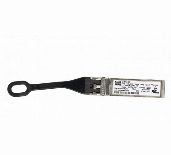 Q2P65A - HPE 10Gb/s 10GBase-SW Short Wave Multi-Mode Fibre 850nm 300m MPO Connector SFP+ Transceiver Module