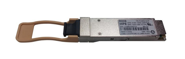 JH682A - HPE X150 100Gb/s 100GBase-SR4 Multi-Mode Fibre 100m MPO Connector QSFP28 Transceiver Module