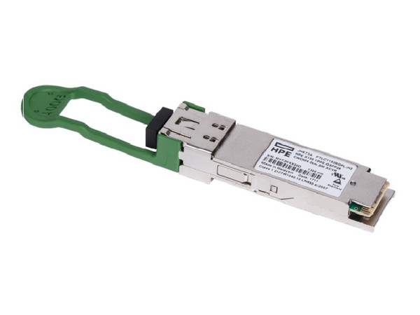 JH420A - HPE X150 100Gb/s 100GBase-PSM4 Single-Mode Fibre 500m MPO Connector QSFP28 Transceiver Module