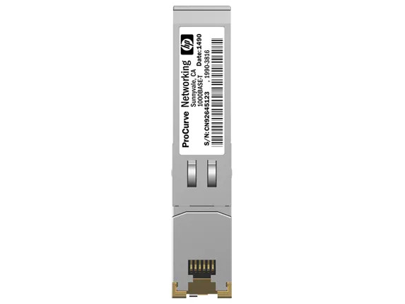 JD089BR - HP ProCurve X120 1Gb/s 1000Base-T Copper-Mode 100m RJ-45 Connector SFP Transceiver Module