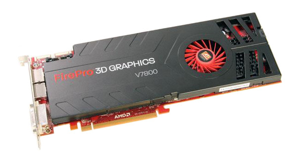 PC0T4 - Dell FirePro V7800 2GB DVI/ 2x DisplayPort PCI Express x16 Video Graphics Card