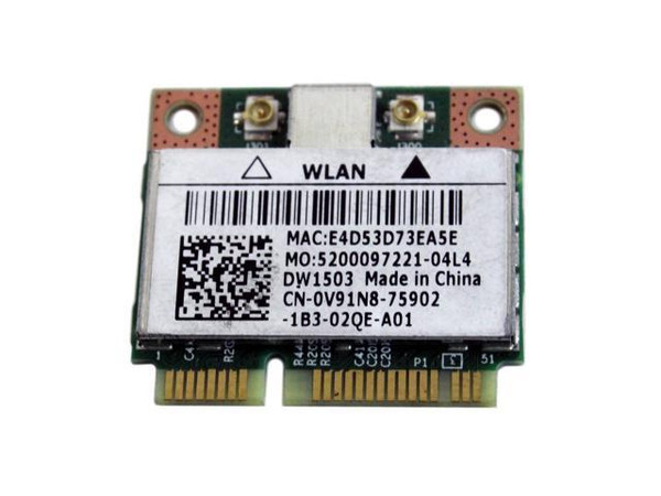 0V91N8 - Dell Inspiron N5050 Wireless Wlan 802.11n Card Mini PCI-E