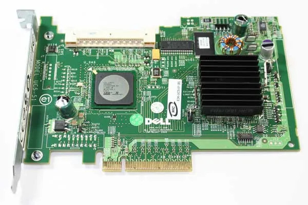 GU186 - Dell PERC 5/iR 4-Ports Single Channel SAS 3.0Gb/s PCI-Express x8 RAID Controller Card