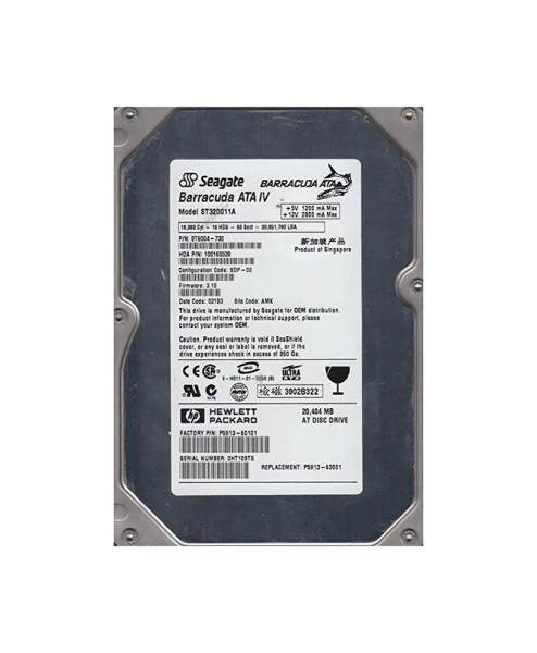 P5913-63001 - HP 20GB 7200RPM ATA-100 3.5-inch Hard Drive