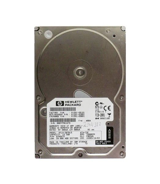 P1591-69001 - HP 15.3GB 7200RPM Ultra ATA-100 Hard Drive 3.5-inch 2MB Cache High-Speed Storage