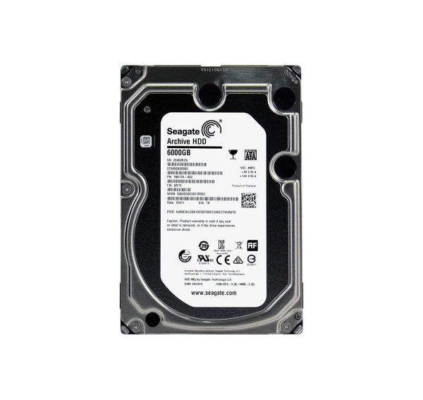 ST6000AS0002 - Seagate Archive V2 Series 6TB 5900RPM SATA 6Gb/s NCQ 128MB Cache RoHS 3.5-Inch Hard Drive