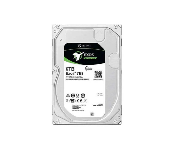 ST6000NM021A - Seagate Exos 7E8 Series 6TB 7200RPM SATA 6Gb/s 256MB Cache 512e 3.5-Inch Hard Drive