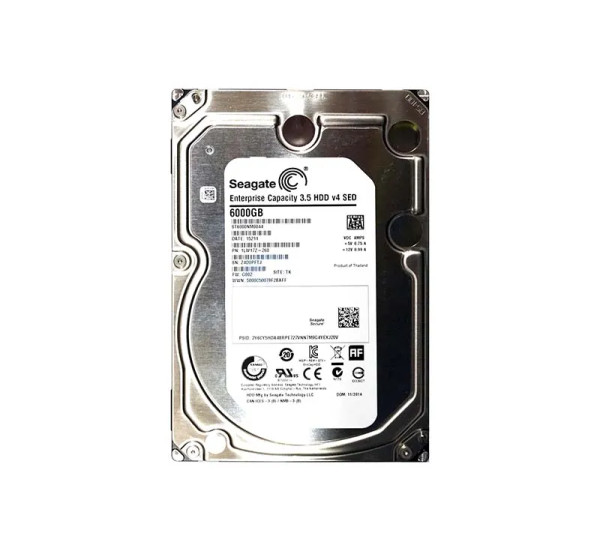 ST6000NM0044 - Seagate Enterprise 6TB 7200RPM SATA 6Gbps 128MB Cache (SED / 512e) 3.5-inch Internal Hard Drive