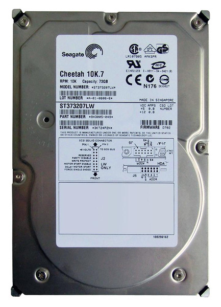 ST373207LW - Seagate Cheetah 10K.7 Series 73GB 10000RPM Ultra320 SCSI 8MB Cache CE 68-Pin 3.5-Inch Hard Drive